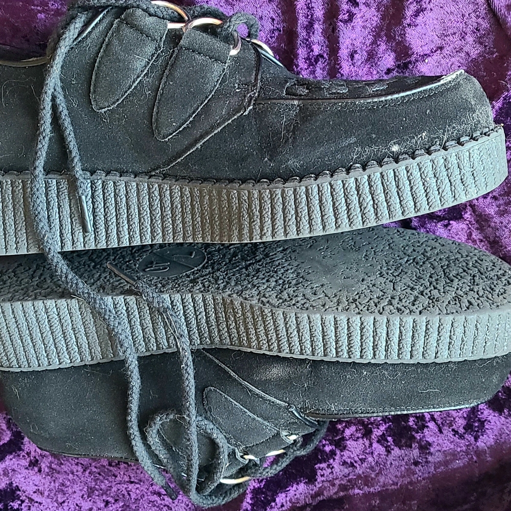 Men's Black Suede Creepers